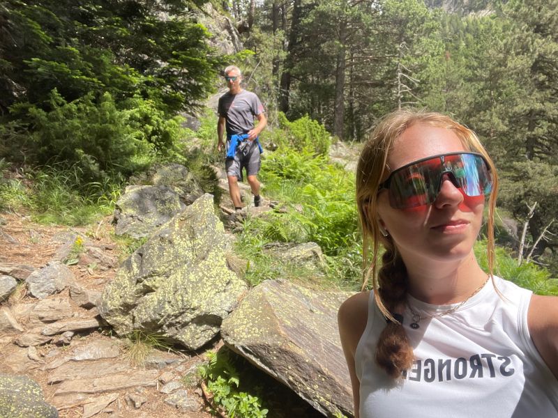 “Which way, Dad?” Every time we hit a fork in the trail, my daughter Leyla Coenen would ask me that.