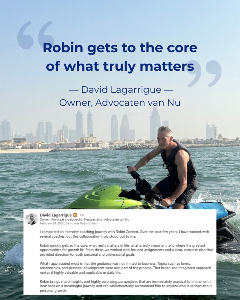 My client David wrote something in his recommendation that I keep coming back to.