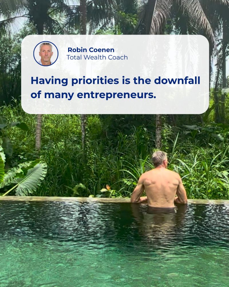 We talk about priorities all the time.