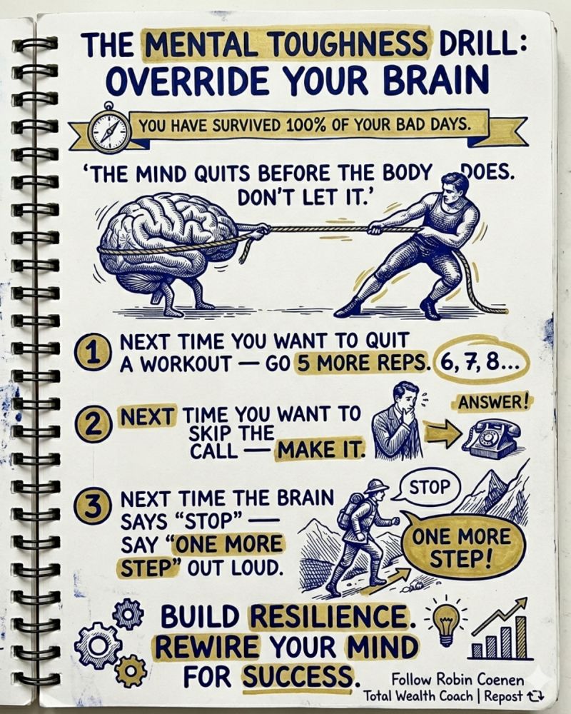 Today I almost half-assed my workout. But then I remembered something: