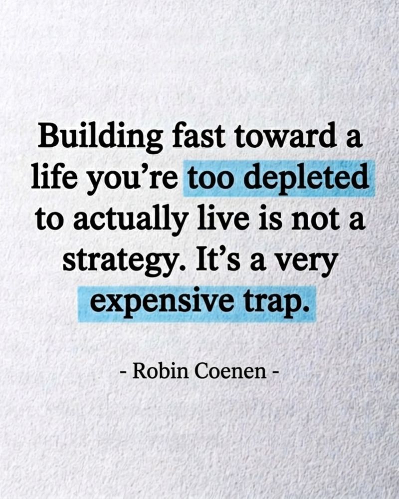 What’s the point of building wealth if you’re too exhausted to enjoy it?